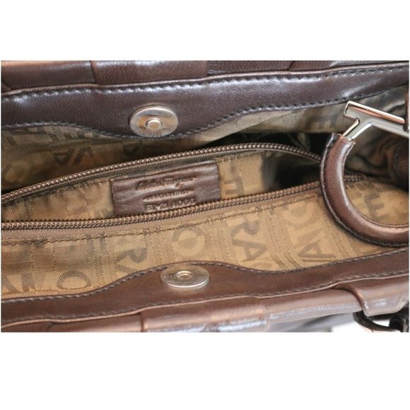 Salvatore Ferragamo Brown Leather Shoulder Bag - Picture 8 of 11